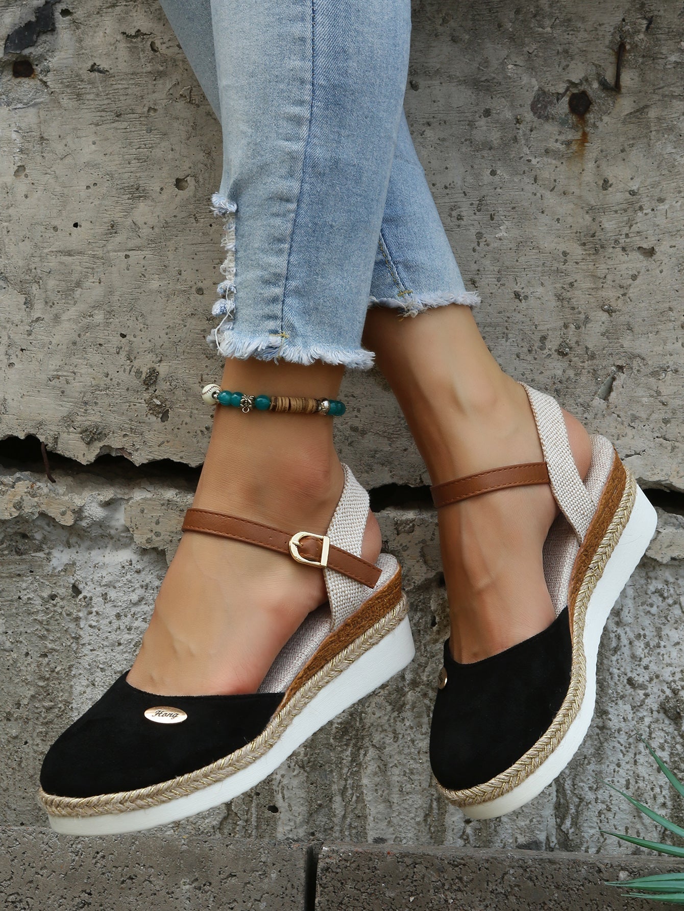 Ruby Chic | Women's Sandals with Orthopedic Comfort & Woven Design | Stylish Footwear for All-Day Wear 4