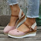 Ruby Chic | Women's Sandals with Orthopedic Comfort & Woven Design | Stylish Footwear for All-Day Wear 5