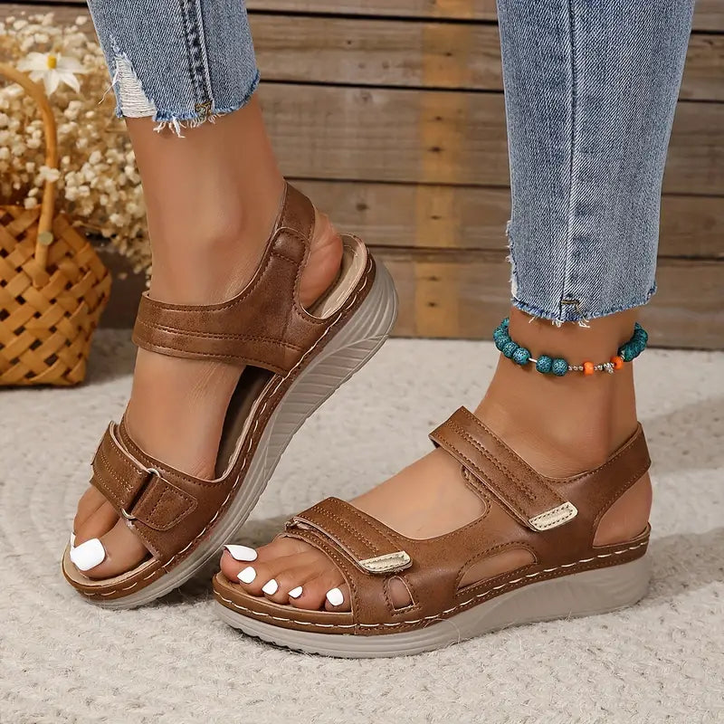 Rue Collection | Women's Sandals with Orthopedic Cushioning | Adjustable Fit for All-Day Comfort 2