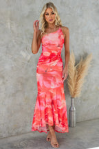 Solange Collection | Women's Floral Dress with Flattering Fit | Elegant Summer Essential for Effortless Style 2