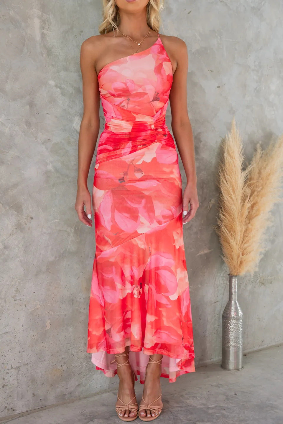 Solange Collection | Women's Floral Dress with Flattering Fit | Elegant Summer Essential for Effortless Style 4