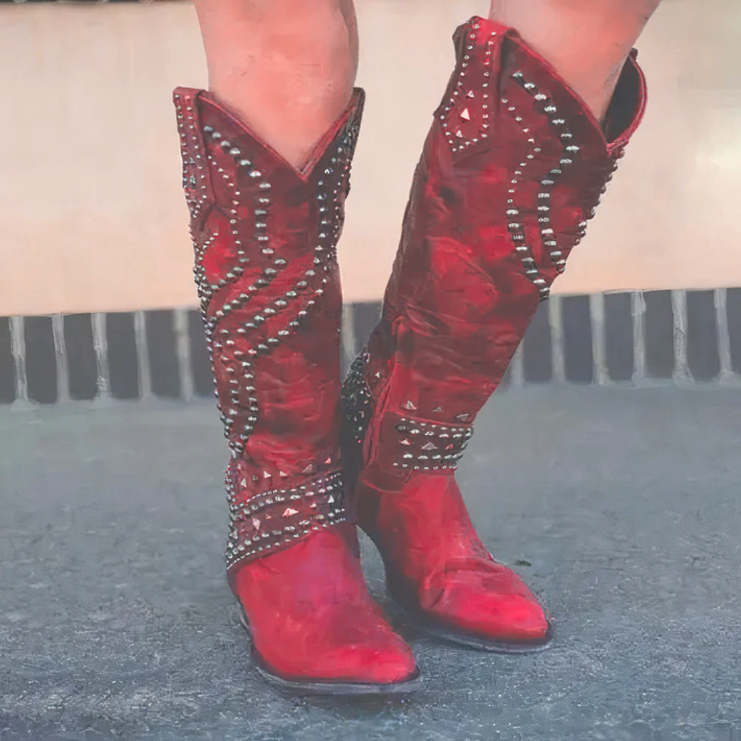 Stylish Knee High Boots for Women with Mid Block Heel | Comfortable Orthopedic Design for Confident Steps 3