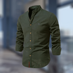 Stylish Long Sleeve Polo Shirt for Men with Modern Cut | Comfortable Casual Wear 0