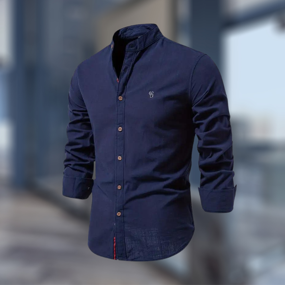 Stylish Long Sleeve Polo Shirt for Men with Modern Cut | Comfortable Casual Wear 4