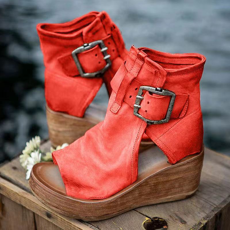 Stylish Wedge Sandals for Women with Orthopedic Support & Boho Design | Comfortable Footwear for All-Day Wear 1