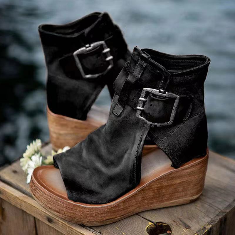 Stylish Wedge Sandals for Women with Orthopedic Support & Boho Design | Comfortable Footwear for All-Day Wear 2