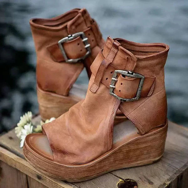 Stylish Wedge Sandals for Women with Orthopedic Support & Boho Design | Comfortable Footwear for All-Day Wear 3