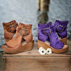Stylish Wedge Sandals for Women with Orthopedic Support & Boho Design | Comfortable Footwear for All-Day Wear 4