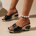 Stylish Women's Sandals with Cushioned Sole | All-Day Comfort Wedge Design 0