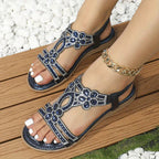 Thea Collection | Women's Sandals with Cushioned Footbed | Boho Design for All-Day Comfort 1