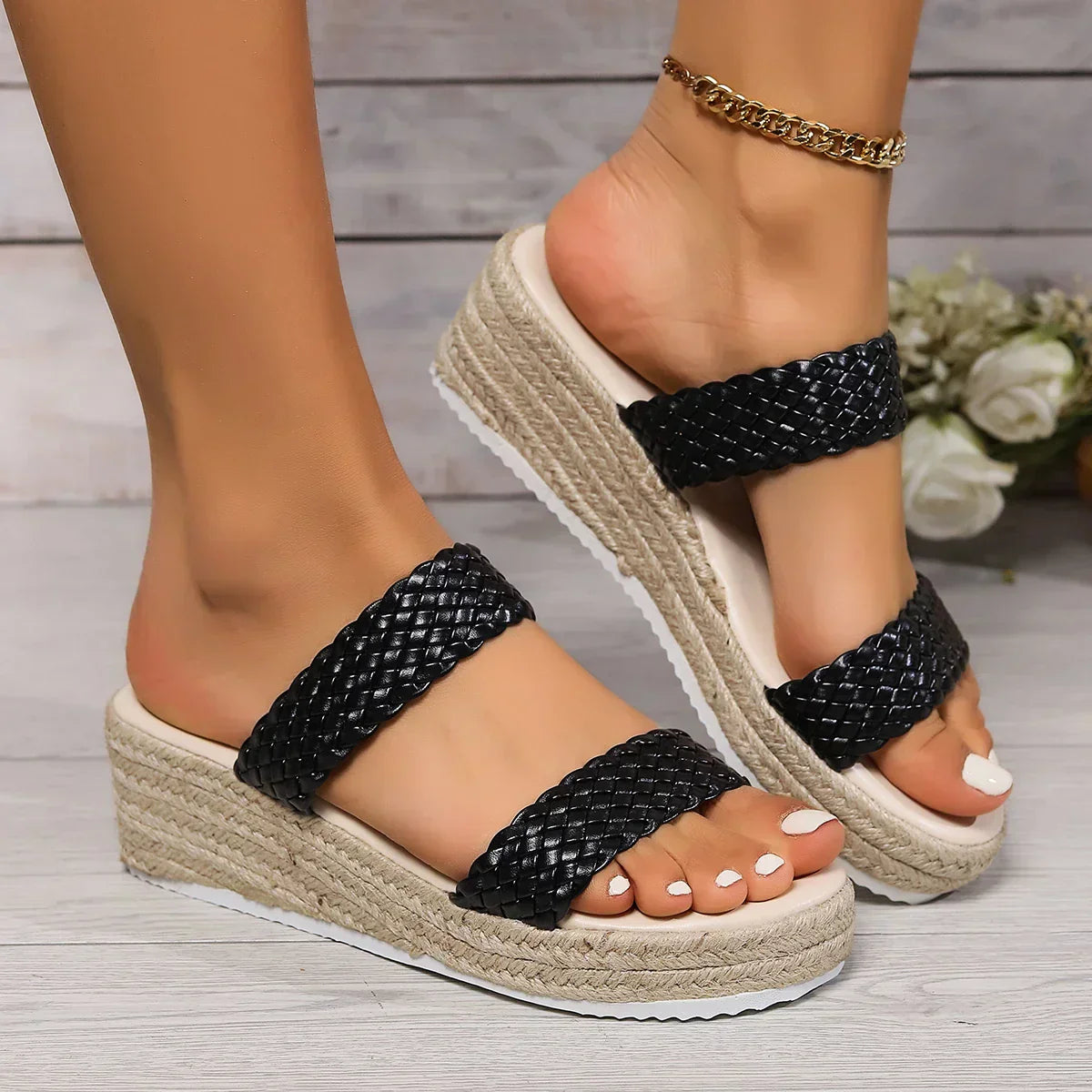 Theodora | Women's Sandals with Cushioned Wedge & Ergonomic Sole | Elegant All-Day Comfort 4