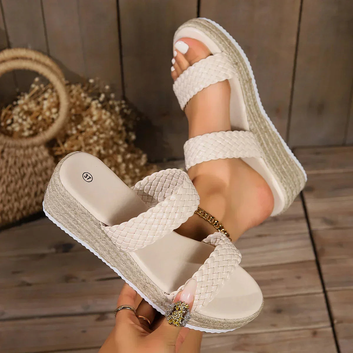 Theodora | Women's Sandals with Cushioned Wedge & Ergonomic Sole | Elegant All-Day Comfort 6