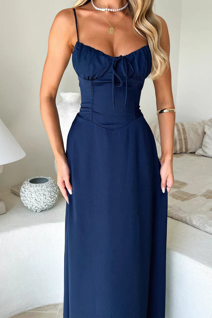 Valentina Collection | Women's Maxi Dress with Spaghetti Straps | Elegant Evening Wear for Special Occasions 5