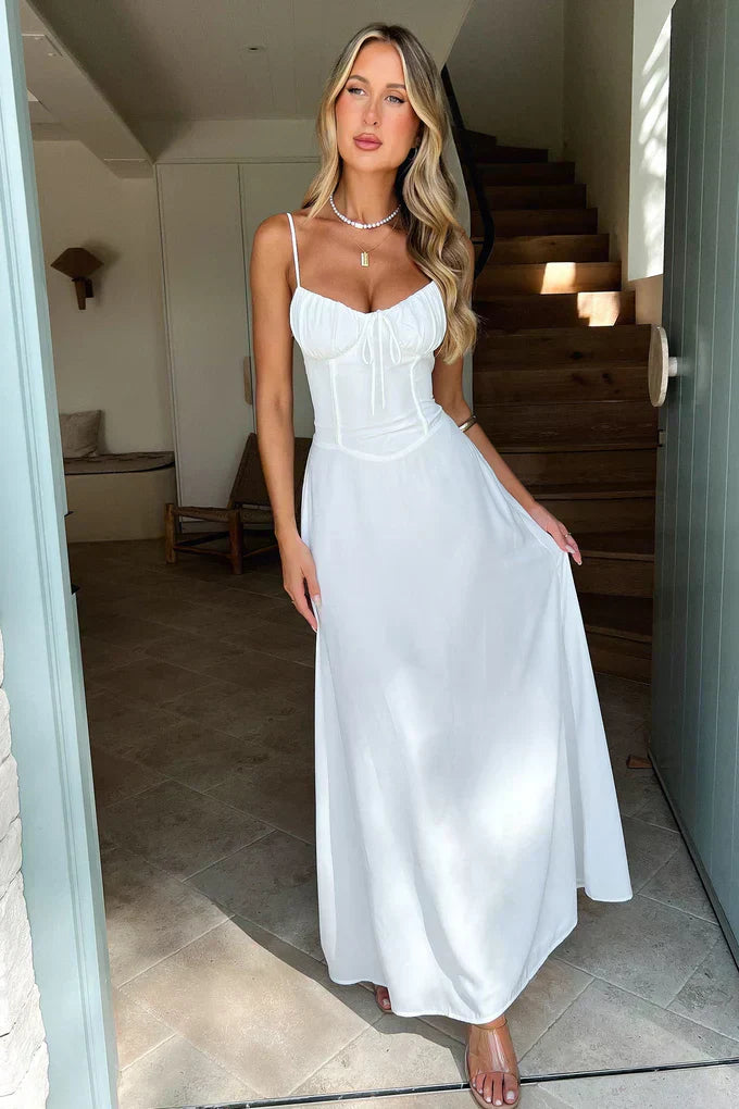 Valentina Collection | Women's Maxi Dress with Spaghetti Straps | Elegant Evening Wear for Special Occasions 6