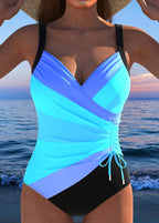 Violette Luxe | Women's Tummy Control Swimsuit with Slimming Design | Elegant Print for Confident Summer Style 2