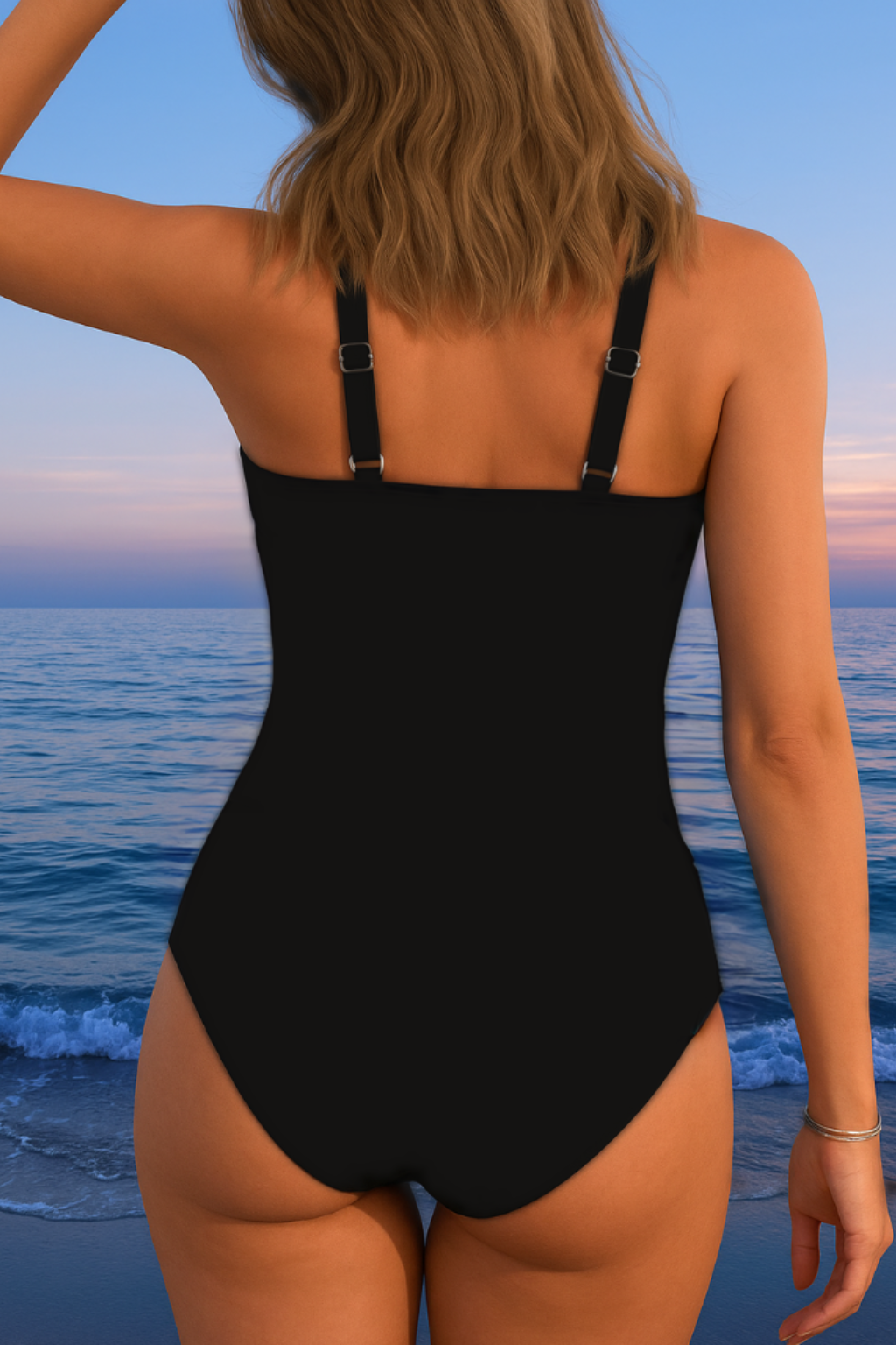 Violette Luxe | Women's Tummy Control Swimsuit with Slimming Design | Elegant Print for Confident Summer Style 3