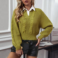 Women's Cable Knit Jumper with Lightweight Design