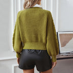 Women's Cable Knit Jumper with Lightweight Design