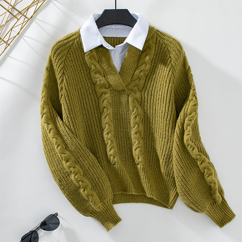Women's Cable Knit Jumper with Lightweight Design