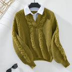 Women's Cable Knit Jumper with Lightweight Design