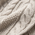 Women's Cable Knit Turtleneck Jumper in Warm Knit Blend