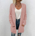 Women's Chunky Knit Cardigan with Large Pockets