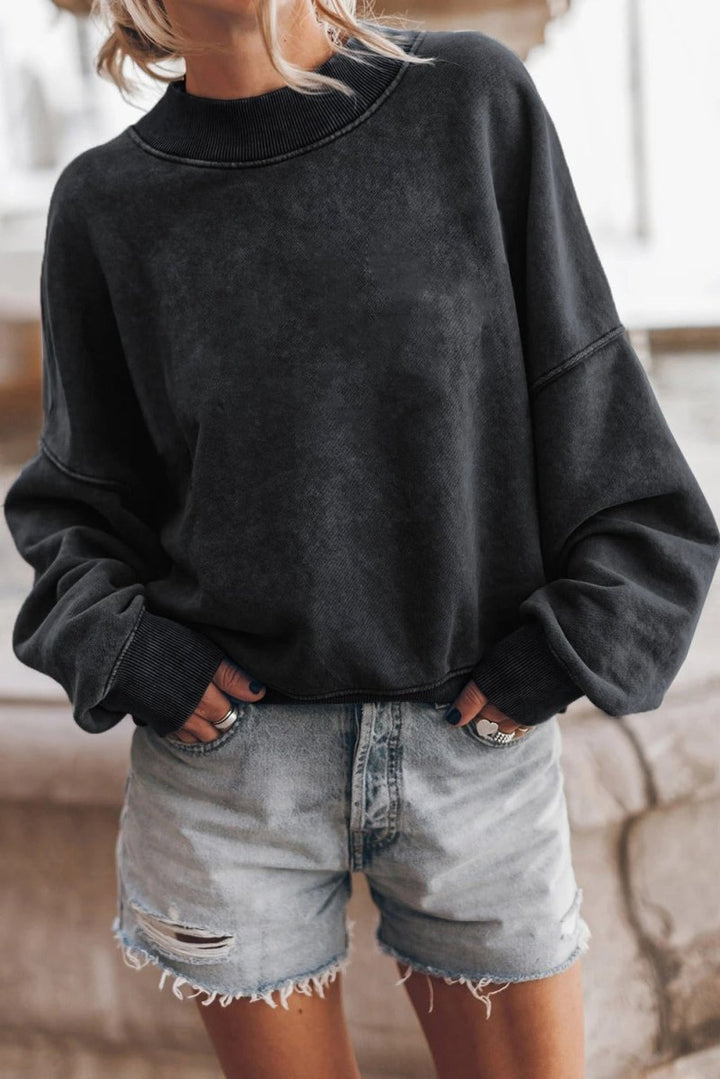 Women's Chunky Knit Jumper with Modern Structured Pattern and Loose Fit