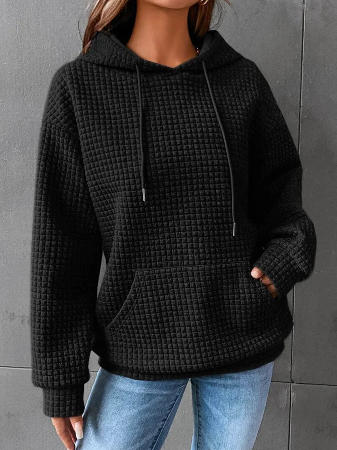 Women's Hoodie Jumper with Front Pockets in Relaxed Fit