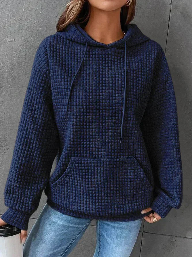 Women's Hoodie Jumper with Front Pockets in Relaxed Fit