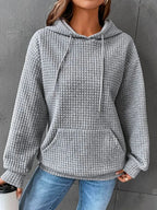 Women's Hoodie Jumper with Front Pockets in Relaxed Fit