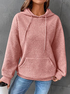 Women's Hoodie Jumper with Front Pockets in Relaxed Fit