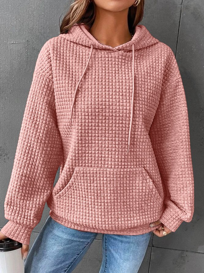 Women's Hoodie Jumper with Front Pockets in Relaxed Fit