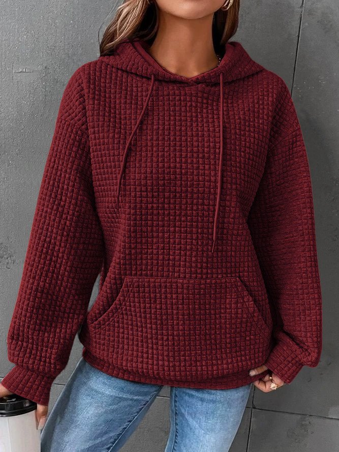 Women's Hoodie Jumper with Front Pockets in Relaxed Fit