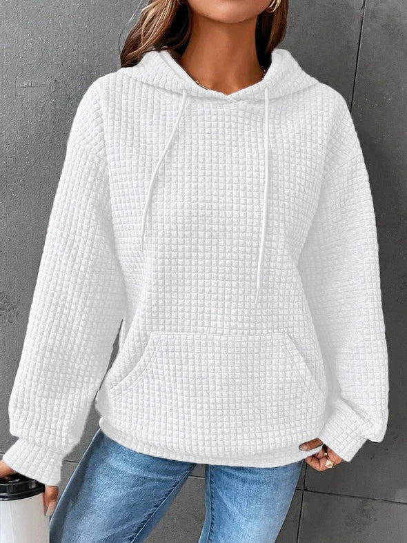 Women's Hoodie Jumper with Front Pockets in Relaxed Fit