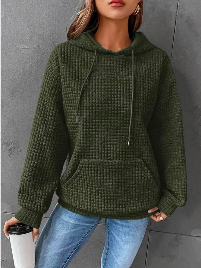 Women's Hoodie Jumper with Front Pockets in Relaxed Fit