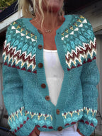 Women's Lightweight Knit Cardigan with Button Front