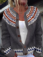 Women's Lightweight Knit Cardigan with Button Front