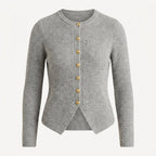 Women's Longline Cardigan with Button Front in Chunky Knit