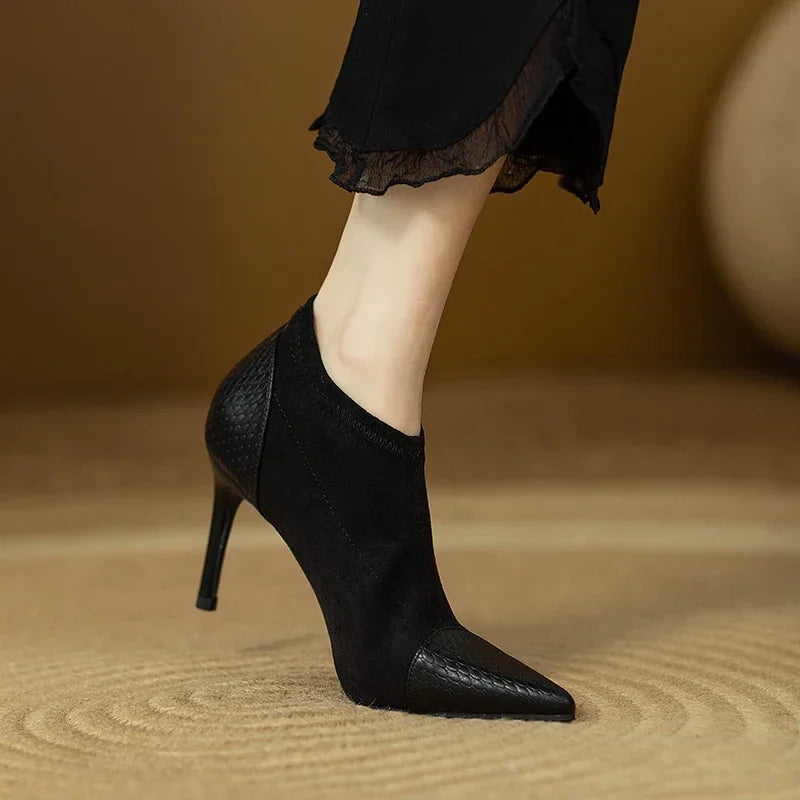Women's Pointed Toe Stiletto Ankle Boots