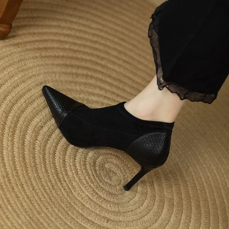 Women's Pointed Toe Stiletto Ankle Boots