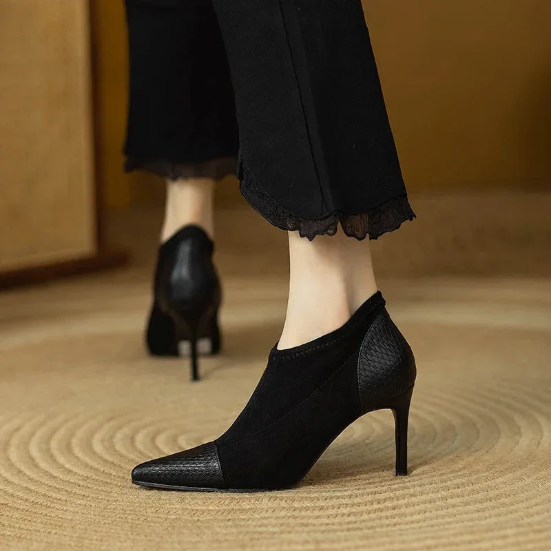 Women's Pointed Toe Stiletto Ankle Boots