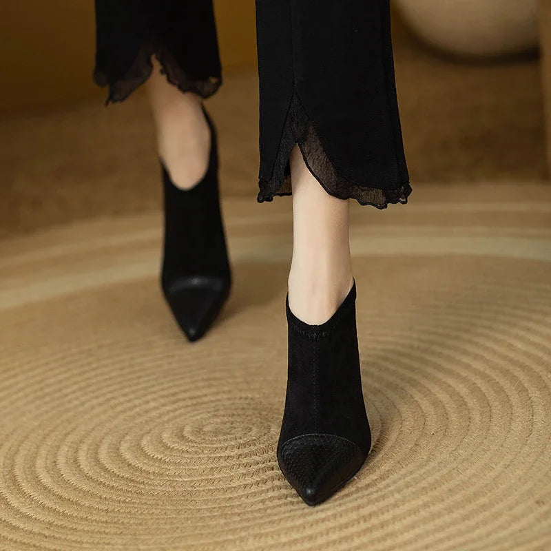 Women's Pointed Toe Stiletto Ankle Boots