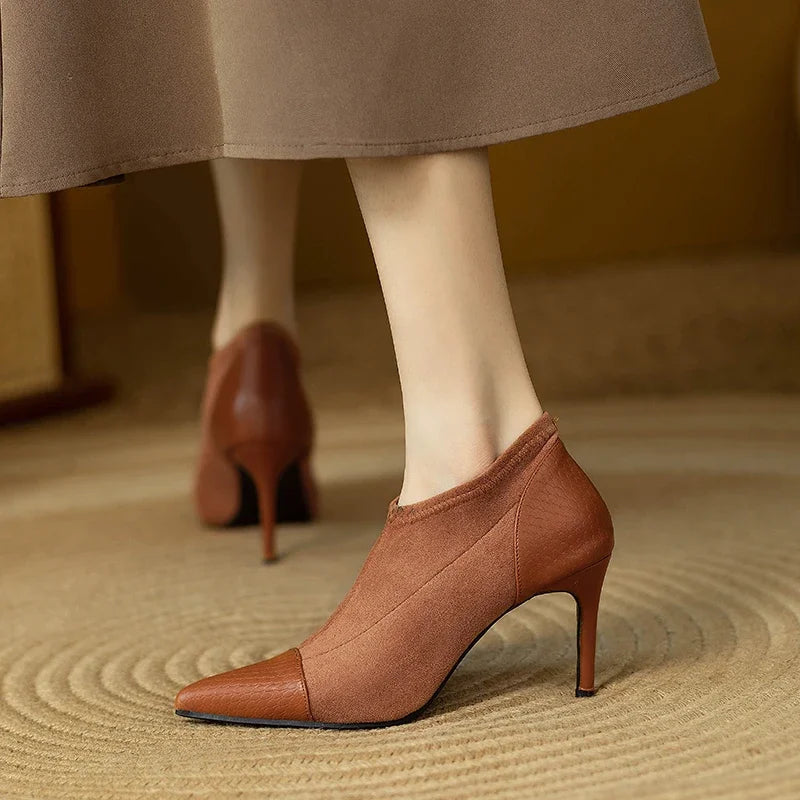 Women's Pointed Toe Stiletto Ankle Boots