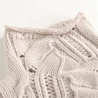 Women's Turtleneck Cable Knit Jumper with Lightweight Design