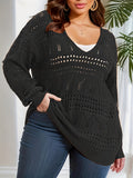 Women's V-Neck Top in Highly Elastic Material with Comfortable Fit