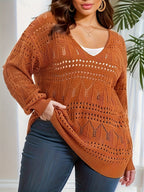 Women's V-Neck Top in Highly Elastic Material with Comfortable Fit