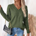 Women's V-neck T-shirt with Flattering Fit and Soft Fabric