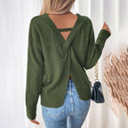 Women's V-neck T-shirt with Flattering Fit and Soft Fabric
