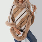 Women's Vegan Fur Jumper in Flowing Fit with Soft Texture