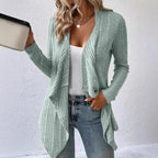 Women's Relaxed Open Front Knit Cardigan